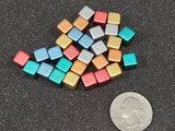 Metallic plastic cubes (as used in Terraforming Mars)
