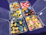 Game Pieces Gift Set with plastic case