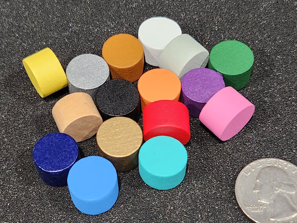 15x10mm Wooden Discs  | Board Game Pieces