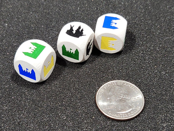 Cities and Knights dice.