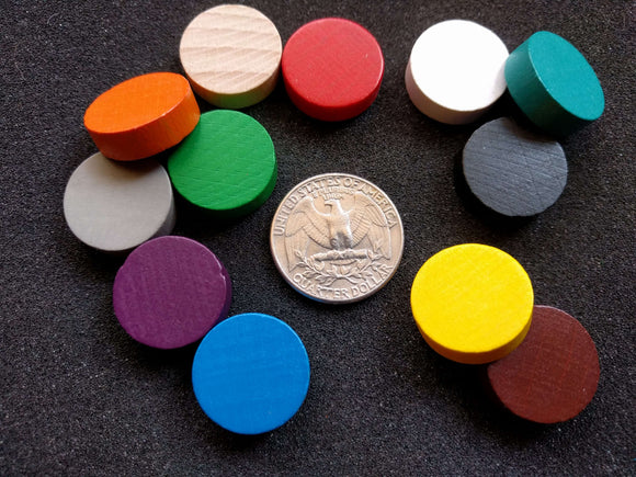 wooden knight discs for Catan