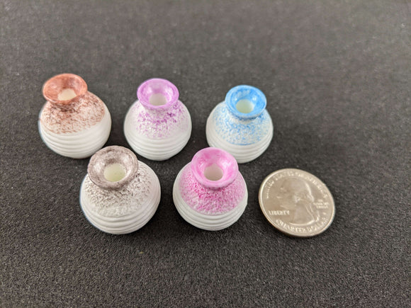 Tiny Colored Vases
