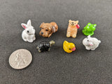 Tiny 3D animal pieces