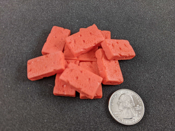 plastic brick pieces