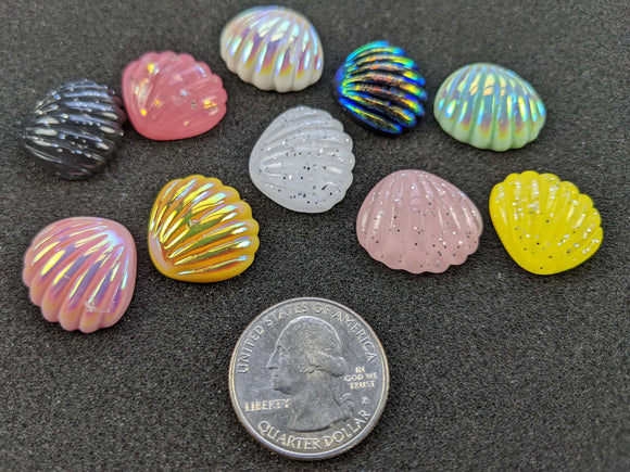 Small plastic shell tokens