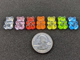 Small plastic gummy bears.