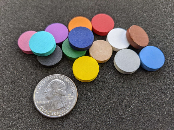 15x4mm Wooden Discs | Board Game Pieces