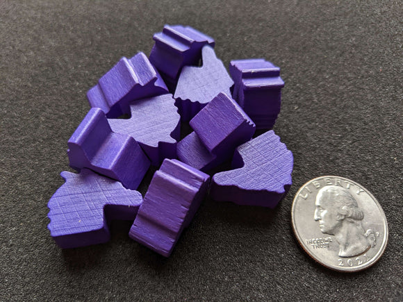 Purple dragon head token