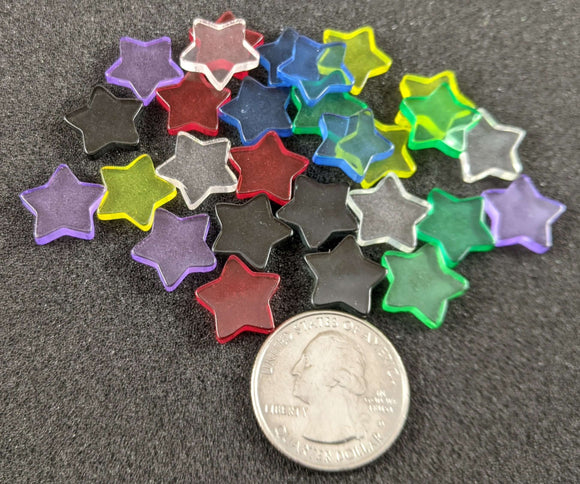 Small plastic stars