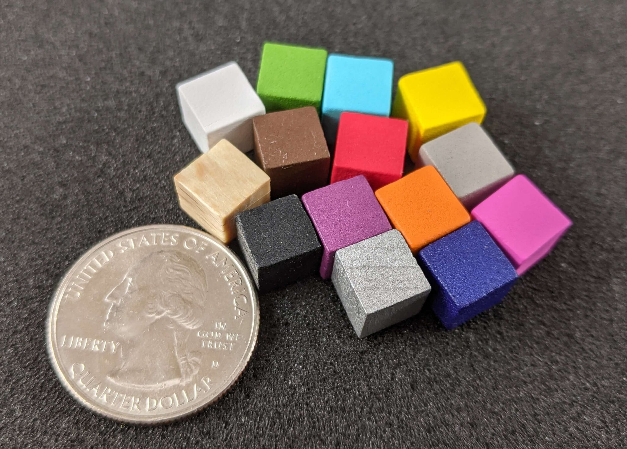 8mm Wooden Cubes  Board Game Pieces